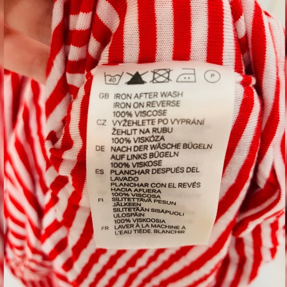 Striped and Slinky Cowl Neck Dress - Picture 6 of 6